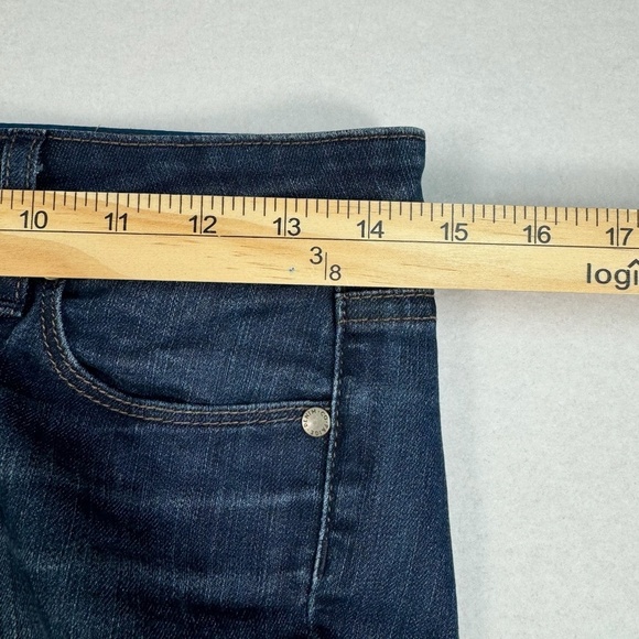 Paige Skyline Skinny Jean Womens Size 28 Dark Wash Ankle Stretch - Picture 9 of 16
